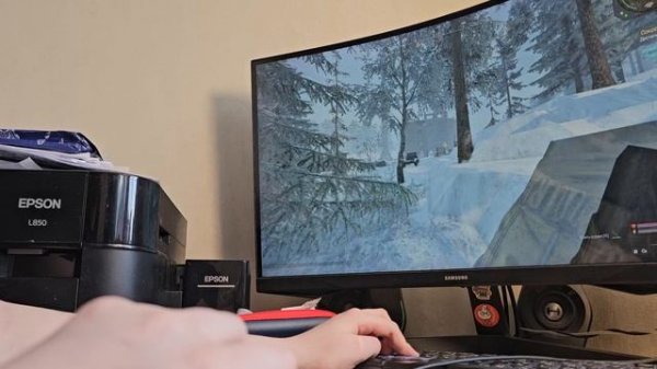 Я играю на сталкере.