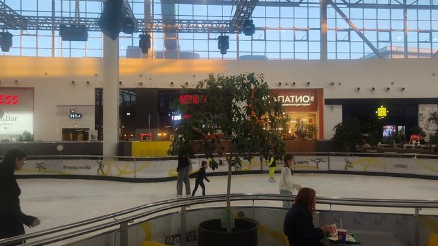 Катание на коньках.