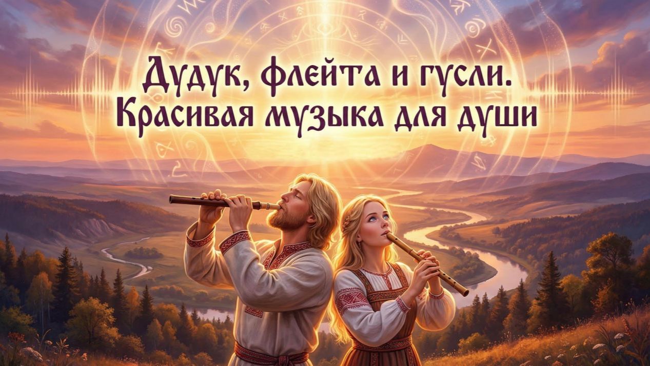 Славянская Медитация: Глубокое погружение с Гуслями, Дудуком и Флейтой