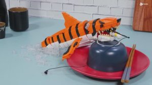 Охота на великолепную ГИГАНТСКУЮ ТИГРОВУЮ акулу LEGO по редкому рецепту IRL