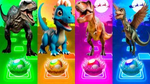 Coffin Dance Динозавры 334 уровень - Мультики про Динозавров | МУЛЬТФИЛЬМЫ ДИНОЗАВРЫ в Tiles Hop