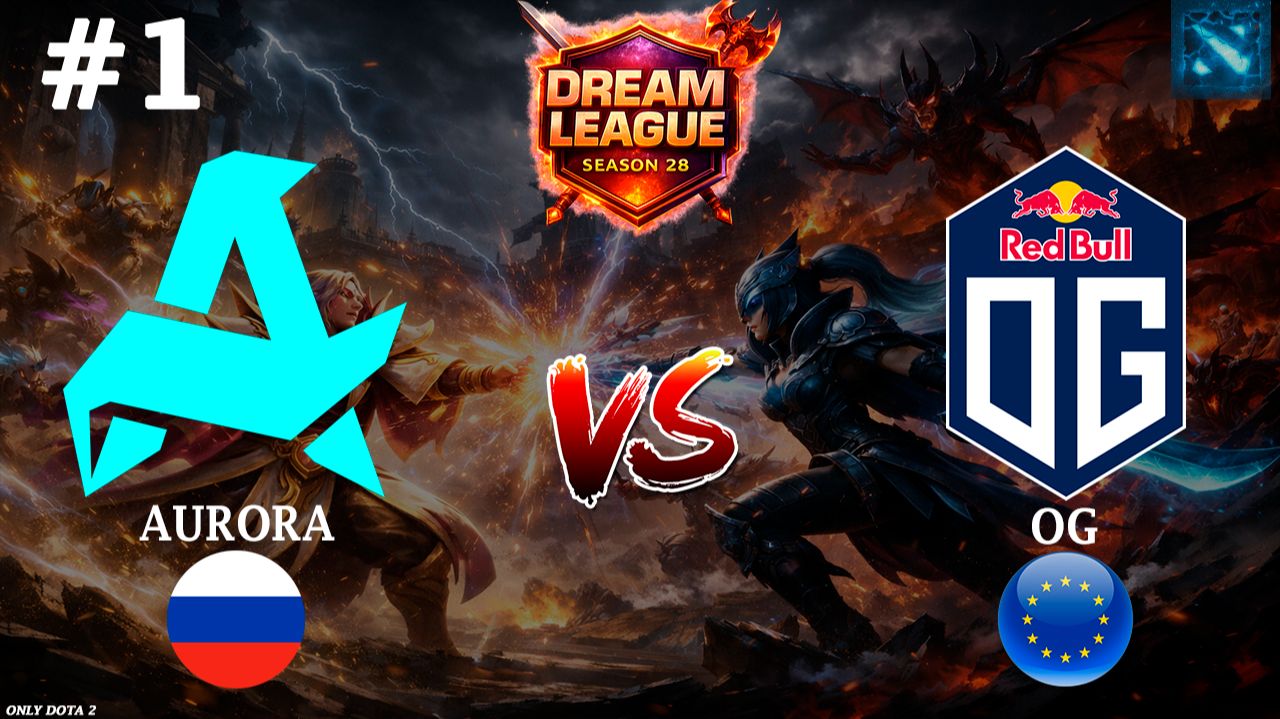 НЕРЕАЛЬНО ЖЕСТКАЯ МАШИНА | Aurora vs OG #1 (BO2) DL S28 смотреть онлайн