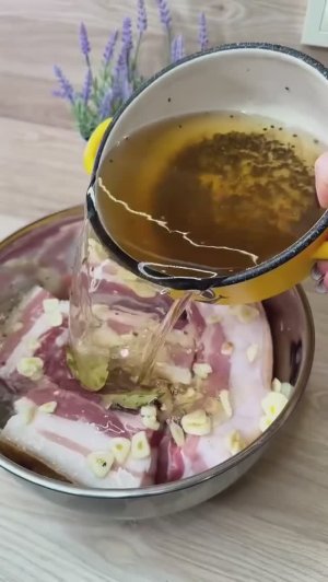 Сало в рассоле.