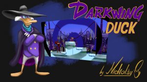 Чёрный Плащ  Нинтендо/Денди фанатский ремейк. Уровень Мост. Художник Николай С.