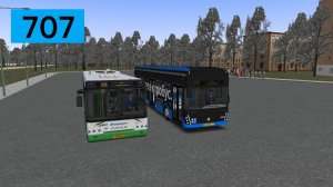 OMSI 2: Электробус №707 Метро Саларьево - МЦД Солнечная