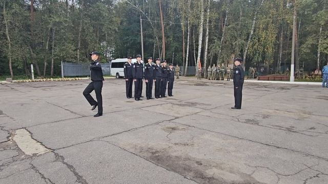 Строевой конкурс в рамках Кубка Единства. Старшая команда.