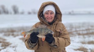 Вот это ОгогОкунь! 🐠🐠🐠 Зимняя Рыбалка в Астраханской обл. 13.02.2026г