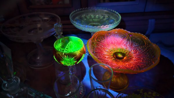 Моя коллекция уранового стекла