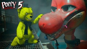 Огромный Динозавр и Новая Железная Рука  Poppy Playtime Chapter 5