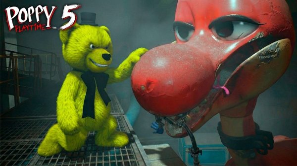 Огромный Динозавр и Новая Железная Рука Poppy Playtime Chapter 5