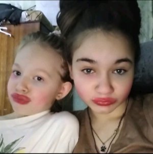 Мы с Кристиной на даче