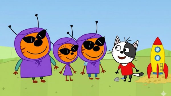 Три Кота - Учим Цвета для Детей | Три Кота Мультик Смотреть | Развивающая Игра