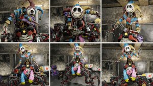 Все Анимации 3д модели Прототипа - Poppy Playtime Глава 5