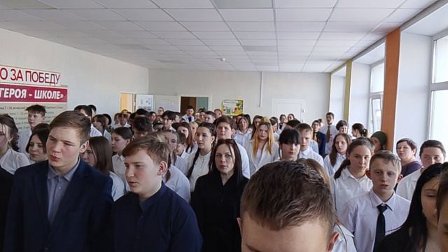 Смотр военно-патриотической песни, 2026 г., Зал поёт песню 