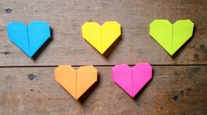 Как сделать сердечко из бумаги