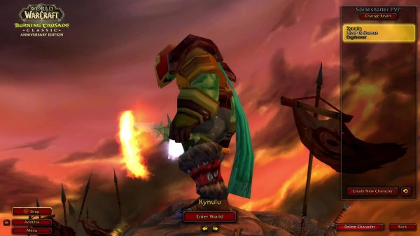 world of warcraft classic burning crusade