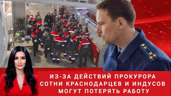 Из-за действий прокурора сотни краснодарцев и индусов могут потерять работу