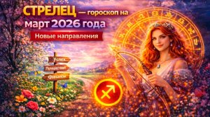 ♐ СТРЕЛЕЦ — гороскоп на март 2026 года | Новые направления