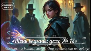 🎧АУДИОКНИГА ПОЛНОСТЬЮ 🌚  Тень ведьмы: дело № 13  🔎героическое фэнтези 🛡️ ЧАСТЬ  2️⃣