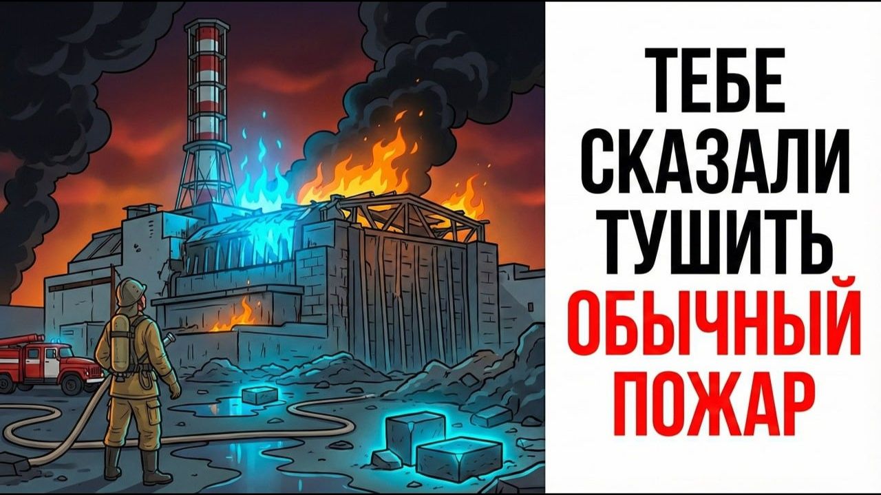 Ты — ПОЖАРНЫЙ ЧЕРНОБЫЛЯ (И ТЕБЕ СКАЗАЛИ ТУШИТЬ ОБЫЧНЫЙ ПОЖАР) смотреть онлайн