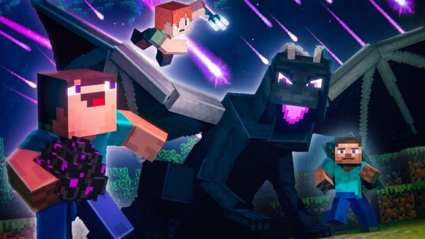 АЛЕКС, СТИВ и СУМАСШЕДШИЙ ПРОТИВ ЭНДЕРА ДРАКОНА