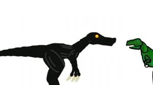 ночной пожиратель против Ти рекса малыша