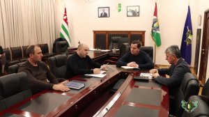 Вице-премьер, министр ВД Абхазии Роберт Киут провел совещание с руководителями УУР.