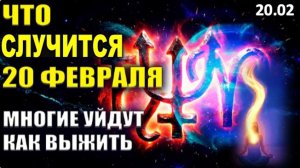 ЧТО СЛУЧИТСЯ 20-го февраля