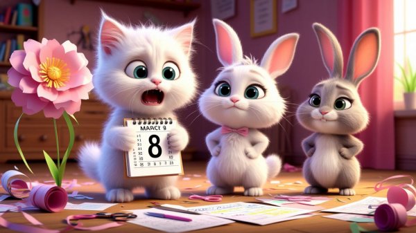 ОН ВСПОМНИЛ ПРО 8 МАРТА В ПОСЛЕДНИЙ МОМЕНТ 😱🌸