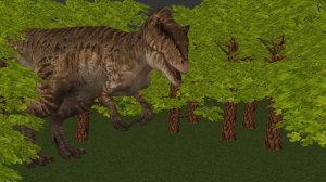 Гиганотозавр анимация 3D (prisma 3d)