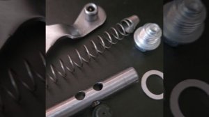 Натяжитель цепи ГРМ (комплект пружинка+шток+пробка+коромысло) на на питбайк 125 кубов