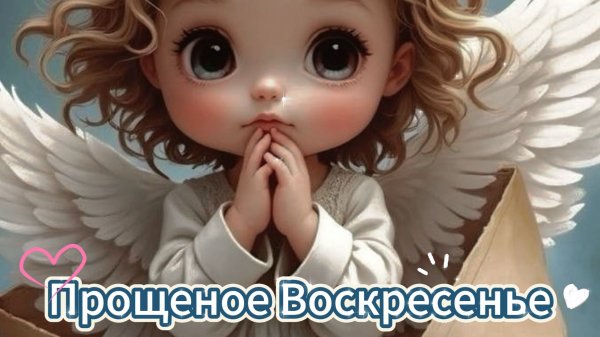 С Прощёным воскресеньем! ✨ Душевная видеооткрытка