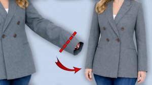 КАК ЛЕГКО УКОРОТИТЬ РУКАВА / Хитрости ремонта одежды