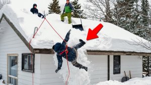 ЭПИЧНЫЕ МОМЕНТЫ И ФЕЙЛЫ УБОРКИ СНЕГА, СНЯТЫЕ НА КАМЕРУ