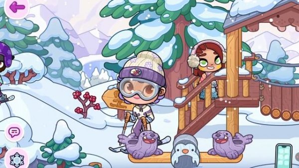 ❄️Зимние приключения в Avatar World! Приём друзей и снежные покатушки — эмоции на максимум!