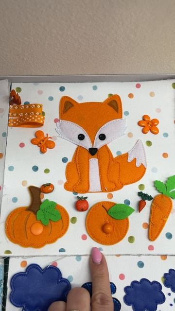 Книга из фетра. Мягкая книжка