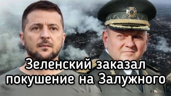 Зеленский заказал УБИЙСТВО Залужного. Сенсационное признание отставного комбрига ВСУ