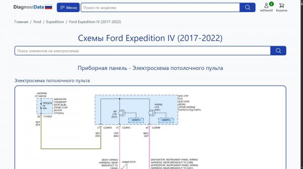 Схемы Ford Expedition IV (2017-2022)