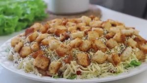 Салат "Курица под кайфом"/ Один простой ингредиент меняет все! Вкусно,Очень Вкусно!