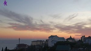 Крым. ЮБК. Гаспра. [2.5K] Февральский закат. 20.02.26 #юбк #андрейкрымский #гаспра #закат #зима2026