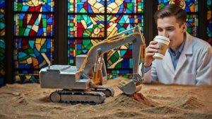 Как сделать КРУТОЙ ГИДРАВЛИЧЕСКИЙ ЭКСКАВАТОР на гидравлике из обычного картона — полный процесс