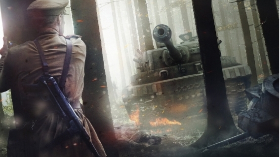 фильм белый тигр часть 3: майор впервые увидел Белого тигра, 1бой , уничтожение русского танка. смотреть онлайн