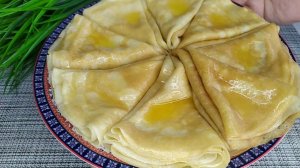 Бархатные блинчики как у бабушки без кипятка🥞