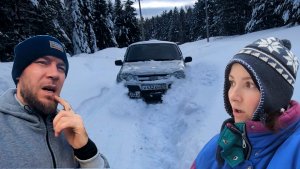 ДОРОГИ ДОМОЙ НЕТУ! ВЫБИРАЕМСЯ ИЗ СНЕЖНОГО ПЛЕНА. Ремонт на 2 этаже. Жизнь в деревне