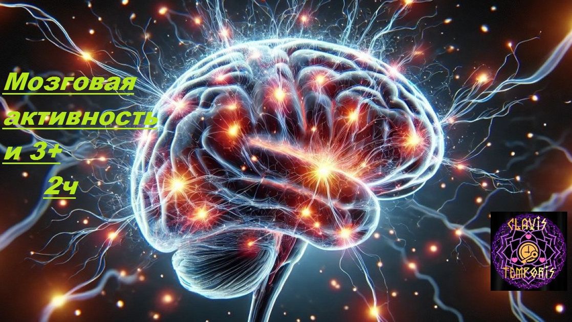 Мозговая активность и 3+  2ч