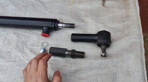 Комплект рулевой цилиндр Т16, Т25 , минитрактор с штуцерами и наконечником. заказы:+79900006752