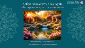 Видео презентация программы Внутренняя красота женщины