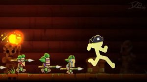 Stickmen vs Golem - Terraria Animation