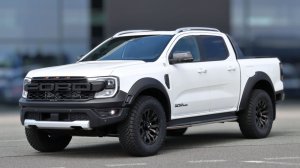 Пикап Ford Ranger, Wildtrack белый с Обвесом RАРТОR 2026
