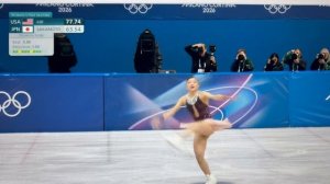 Произвольная программа Каори Сакамото в Милане 19.02.2026